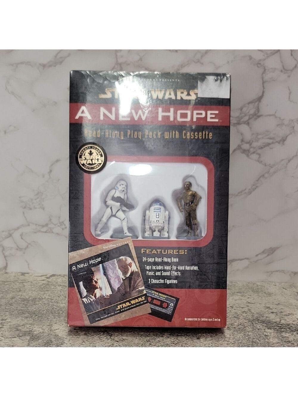 vintage Star Wars A New Hope, Read And Play Pack with Cassette - Picture 1 of 5